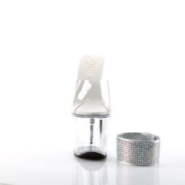 Pleaser REVOLVER-712 Clear/Clear EU-42 / US-12