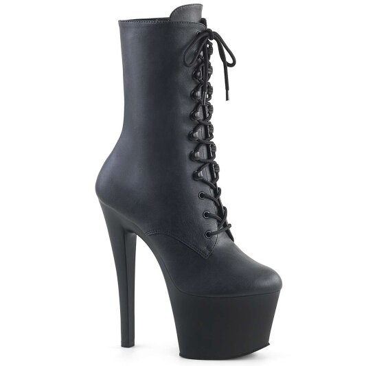 Pleaser SKY-1020 Black Faux Leather/Black Matte EU-35 / US-5