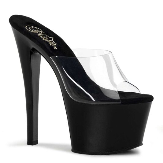 Pleaser SKY-301 Clear/Black EU-37 / US-7