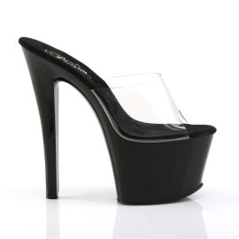 Pleaser SKY-301 Clear/Black EU-38 / US-8