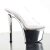 Pleaser SKY-302 Clear/Silver Chrome EU-35 / US-5