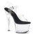 Pleaser SKY-308 Clear-Black/Clear EU-35 / US-5