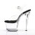 Pleaser SKY-308 Clear-Black/Clear EU-35 / US-5