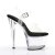 Pleaser SKY-308 Clear-Black/Clear EU-38 / US-8