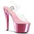 Pleaser SKY-308 Clear/Baby Pink Chrome EU-42 / US-12