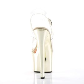 Pleaser SKY-308 Clear/Gold Chrome EU-36 / US-6