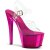 Pleaser SKY-308 Clear/Hot Pink Chrome EU-35 / US-5
