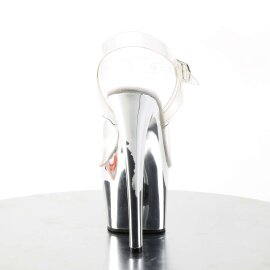 Pleaser SKY-308 Clear/Silver Chrome EU-35 / US-5