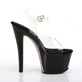 Pleaser SKY-308CRS Clear/Black-Champagne AB RSTN EU-35 / US-5
