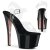 Pleaser SKY-308CRS Clear/Black-Champagne AB RSTN EU-35 / US-5