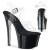 Pleaser SKY-308CRS Clear/Black-Silver AB RSTN EU-35 / US-5