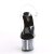 Pleaser SKY-308GF Clear/Black Multi Glitter EU-35 / US-5