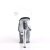 Pleaser SKY-308GF Clear/Black Multi Glitter EU-35 / US-5