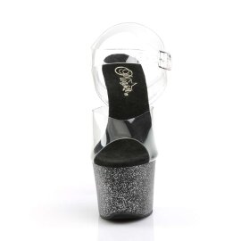 Pleaser SKY-308MG Clear/Black EU-35 / US-5