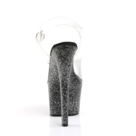 Pleaser SKY-308MG Clear/Black EU-35 / US-5