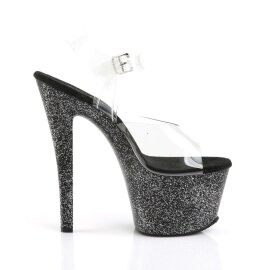 Pleaser SKY-308MG Clear/Black EU-35 / US-5