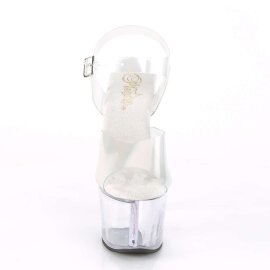 Pleaser SKY-308N-RBH Clear Hologram TPU/Clear EU-38 / US-8