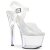 Pleaser SKY-308N-RBH Clear Hologram TPU/Clear EU-38 / US-8