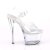 Pleaser SKY-308N-RBH Clear Hologram TPU/Clear EU-38 / US-8