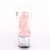 Pleaser SKY-308WHG Clear/Clear-Baby Pink Glitter EU-35 / US-5