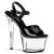 Pleaser SKY-309 Black Patent/Clear EU-35 / US-5
