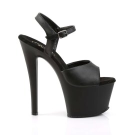 Pleaser SKY-309 Black Faux Leather/Black Matte EU-35 / US-5