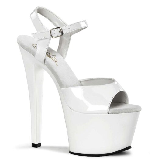 Pleaser SKY-309 White Patent/White EU-41 / US-11