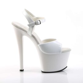 Pleaser SKY-309 White Patent/White EU-41 / US-11