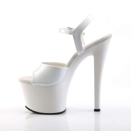 Pleaser SKY-309 White Patent/White EU-35 / US-5