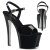 Pleaser SKY-309CRS Black/Black-Silver AB RSTN EU-35 / US-5