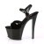 Pleaser SKY-309CRS Black/Black-Silver AB RSTN EU-35 / US-5