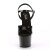 Pleaser SKY-309CRS Black/Black-Silver AB RSTN EU-37 / US-7