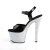 Pleaser SKY-309LG Black Patent/Silver Multi Glitter EU-35 / US-5