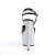 Pleaser SKY-309LG Black Patent/Silver Multi Glitter EU-35 / US-5