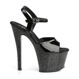 Pleaser SKY-309MG Black/Black EU-35 / US-5