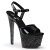 Pleaser SKY-309MG Black/Black EU-35 / US-5