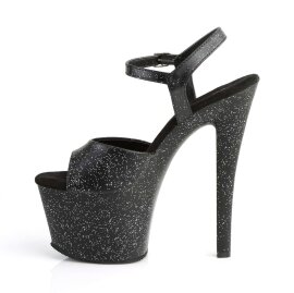 Pleaser SKY-309MMG Black Faux Leather/Black Matte EU-41 / US-11