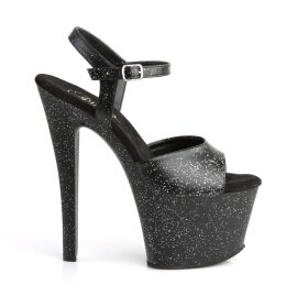 Pleaser SKY-309MMG Black Faux Leather/Black Matte EU-41 / US-11