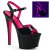 Pleaser SKY-309TT Black Patent/Black-Neon Hot Pink EU-35 / US-5
