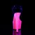 Pleaser SKY-309UVLG Black Patent/Neon Hot Pink Glitter EU-35 / US-5