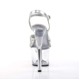 Pleaser SKY-310 Silver Glitter/Clear EU-35 / US-5