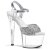 Pleaser SKY-310 Silver Glitter/Clear EU-35 / US-5