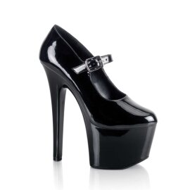 Pleaser SKY-387 Black Patent/Black EU-35 / US-5