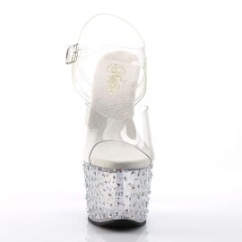 Pleaser STARDANCE-708 Clear/Clear-Silver Multi RS EU-37 /...