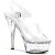 Pleaser STARDUST-608 Clear/Clear EU-35 / US-5