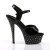 Pleaser STARDUST-609 Black Patent/Black EU-35 / US-5