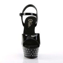 Pleaser STARDUST-609 Black Patent/Black EU-37 / US-7