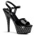 Pleaser STARDUST-609 Black Patent/Black EU-39 / US-9