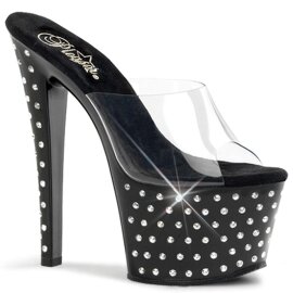 Pleaser STARDUST-701 Clear/Black EU-35 / US-5