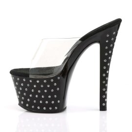 Pleaser STARDUST-701 Clear/Black EU-35 / US-5